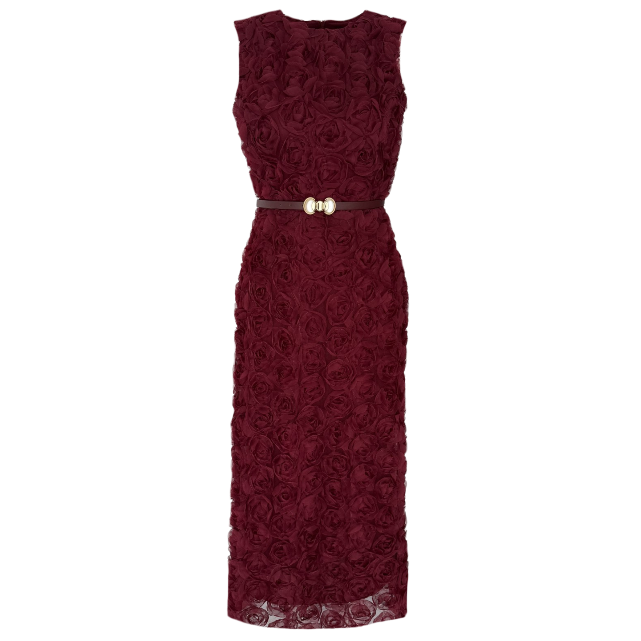 ROSALİE TASARIM ELBİSE BORDO
