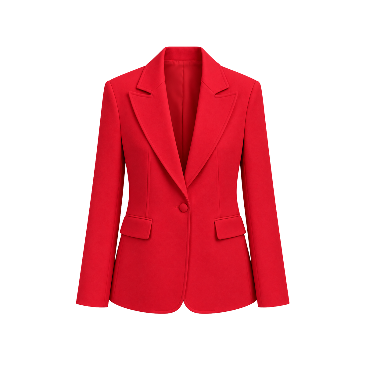 TEK DÜĞMELİ BLAZER CEKET KIRMIZI