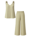 GOLD TOKA DETAY BLUZ VE PANTOLON TAKIM OLİVE