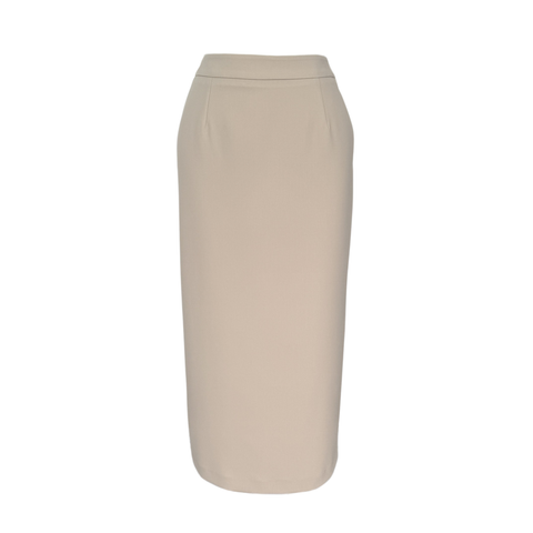 بدلة تنورة بأزرار ذهبية باللون الأسود