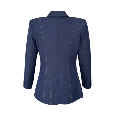 GOLD DÜĞME DETAYLI DENİM TAKIM