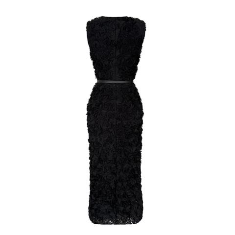 ROSALİE TASARIM ELBİSE SİYAH