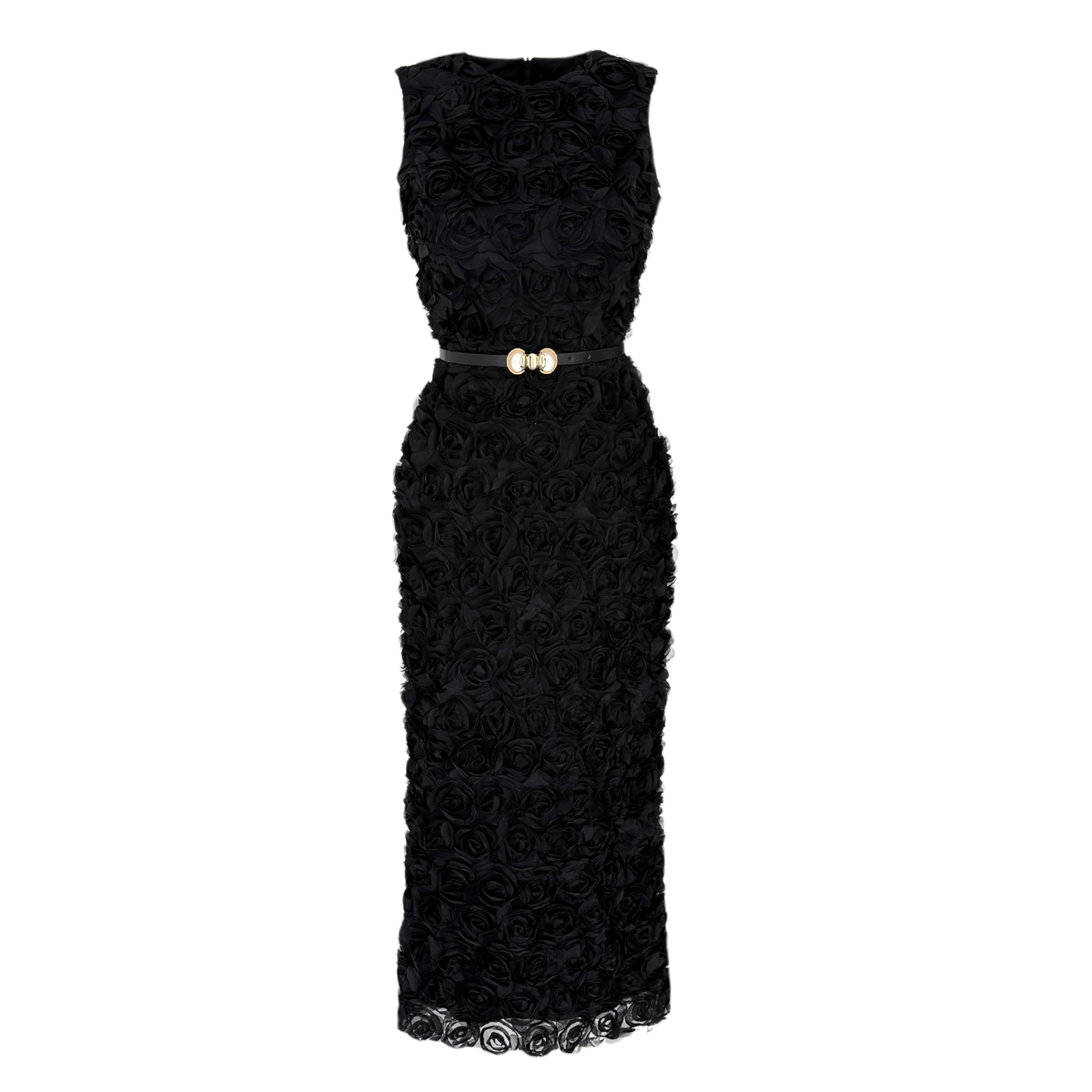 ROSALİE TASARIM ELBİSE SİYAH