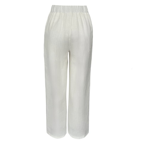 ELSA %100 KETEN PANTOLON EKRU