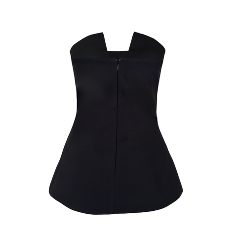 BELE OTURAN STRAPLEZ BÜSTİYER SİYAH