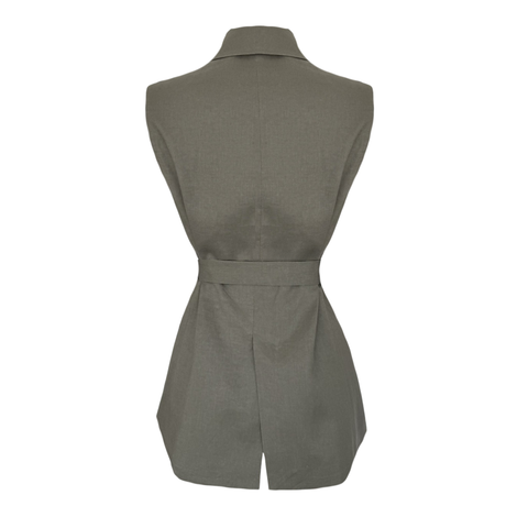 CEP DETAY %100 KETEN KEMERLİ YELEK HAKİ