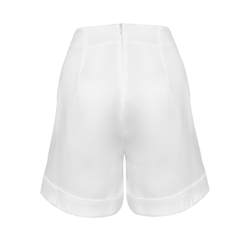 SHERRİ NAKIŞ DETAYLI PAMUK SATEN ŞORT