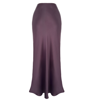 JULIET %100 RAYON SATEN IŞILTILI ETEK MOR