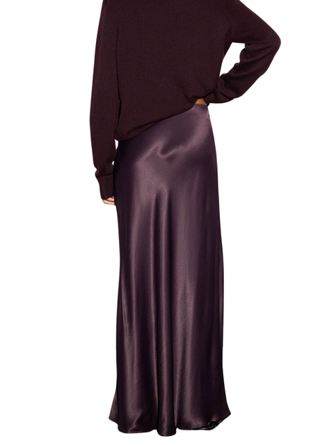 JULIET %100 RAYON SATEN IŞILTILI ETEK MOR