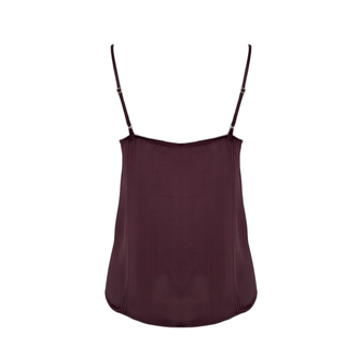 JULIET %100 RAYON SATEN IŞILTILI BLUZ MOR