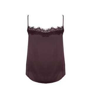 JULIET %100 RAYON SATEN IŞILTILI BLUZ MOR