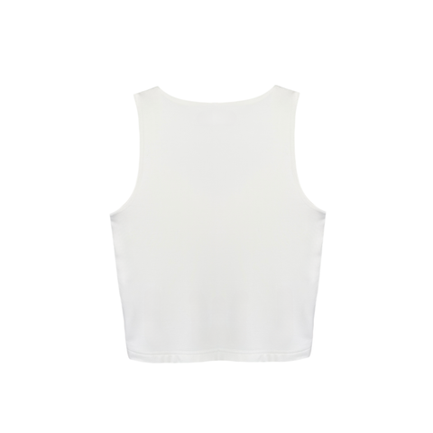 KALP YAKA ÇİFT KAT RAYON BLUZ BEYAZ