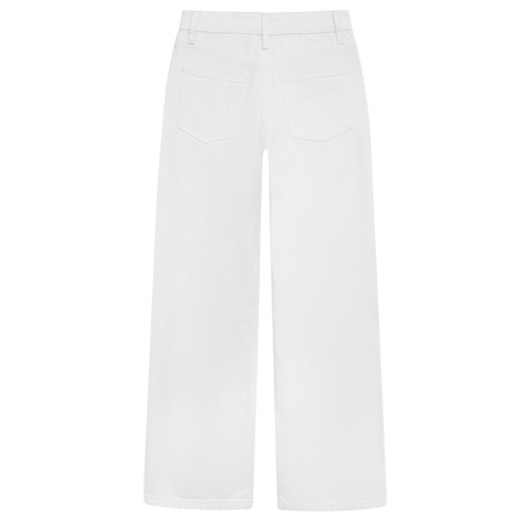 STRAIGHT FİT YÜKSEK BEL JEAN PANTOLON BEYAZ