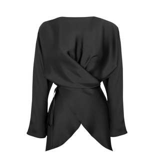 %100 RAYON SATEN IŞILTILI TAKIM SİYAH