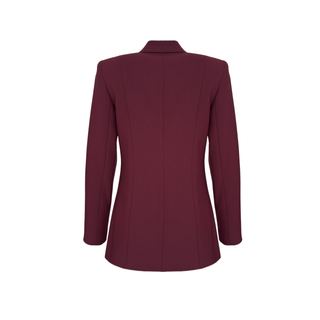 ŞAL DETAYLI TAKIM BORDO