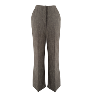 KEMER DETAYLI KRUVAZE TAKIM KAHVE