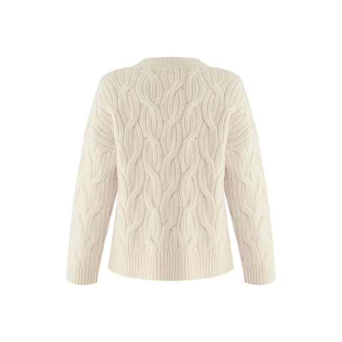 İNCİ İŞLEMELİ REGULAR TRİKO EKRU