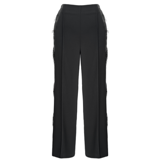 BELİ KEMERLİ PÜSKÜL DETAY TAKIM SİYAH