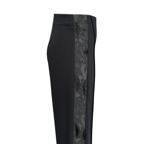 BELİ KEMERLİ PÜSKÜL DETAY TAKIM SİYAH