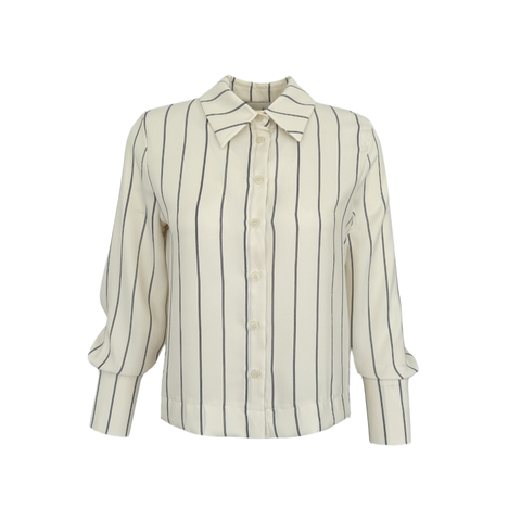 JOY ÇİZGİ DETAY DÖKÜMLÜ GÖMLEK