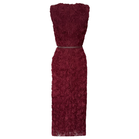 ROSALİE TASARIM ELBİSE BORDO