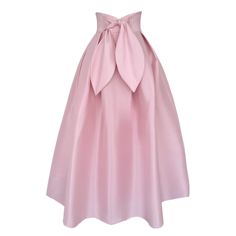 TIANA TAFFETA FABRIC SKIRT BLACK