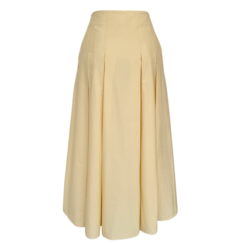 DİANA %100 PAMUK PİLELİ ETEK SARI