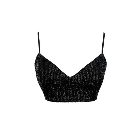 PAYET İŞLEMELİ BRALET SİYAH