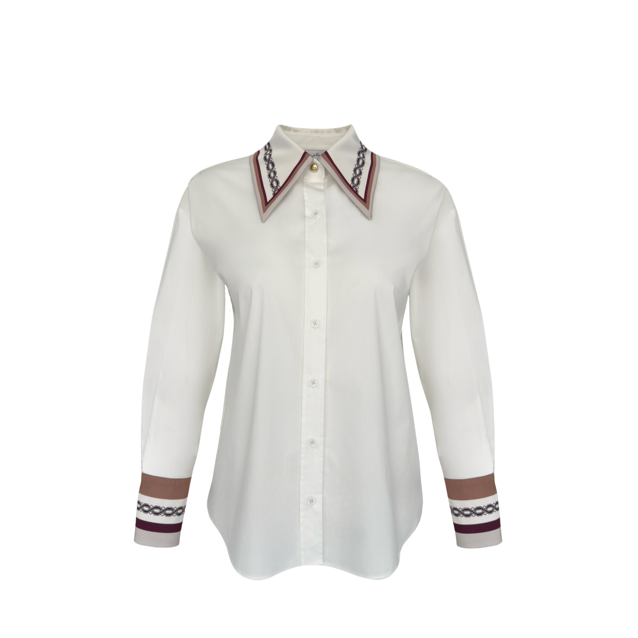 YAKA VE MANŞET DETAY COTTON GÖMLEK EKRU