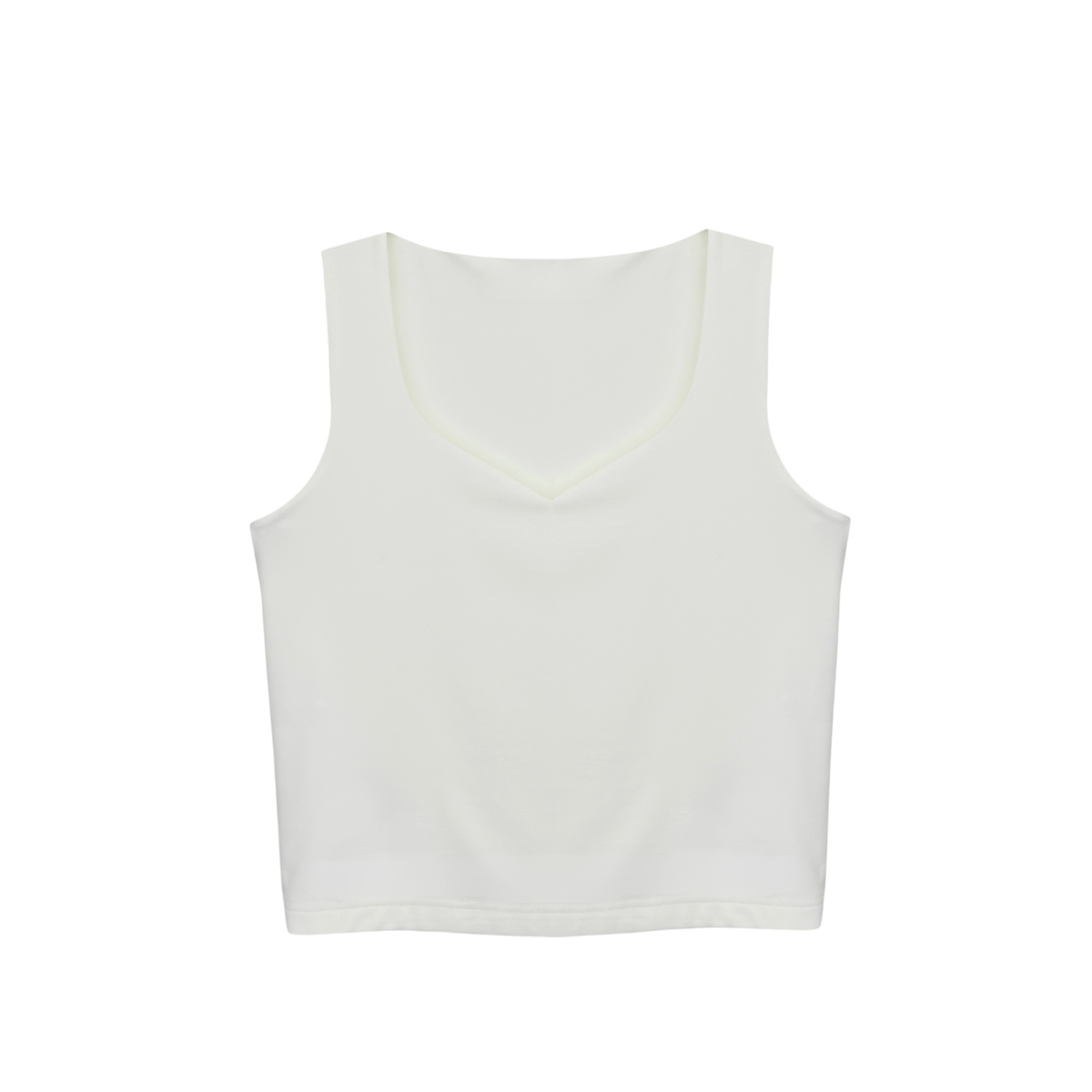 KALP YAKA ÇİFT KAT RAYON BLUZ BEYAZ