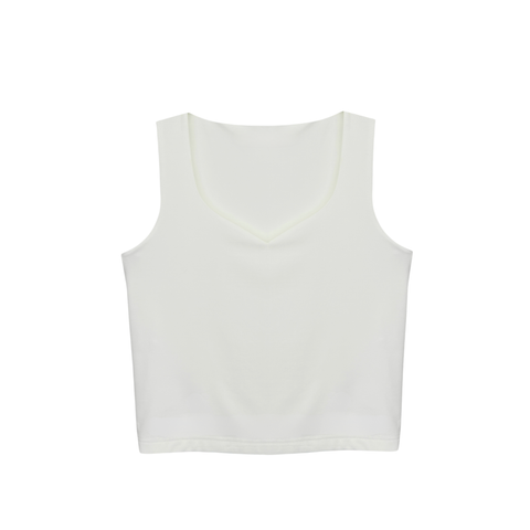 KALP YAKA ÇİFT KAT RAYON BLUZ BEYAZ