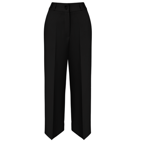 BELİ ARKADAN LASTİKLİ CLASSİC PANTOLON SİYAH