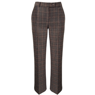 EKOSE DESEN CLASSİC PANTOLON KAHVE