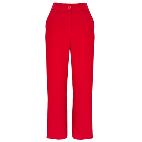 ROSSY CLASSİC PANTOLON KIRMIZI