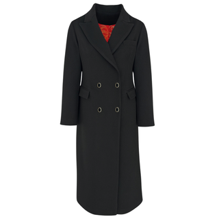 KRUVAZE MODEL DÜĞME DETAYLI KABAN SİYAH