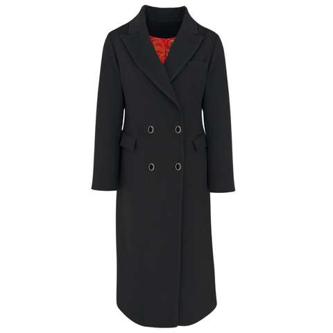 KRUVAZE MODEL DÜĞME DETAYLI KABAN SİYAH