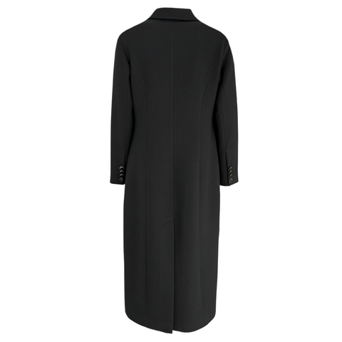 KRUVAZE MODEL DÜĞME DETAYLI KABAN SİYAH