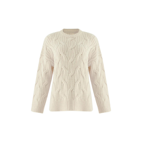 İNCİ İŞLEMELİ REGULAR TRİKO EKRU