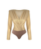 GOLD BASKILI KRUVAZE MODEL BODYSUIT