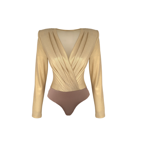 GOLD BASKILI KRUVAZE MODEL BODYSUIT