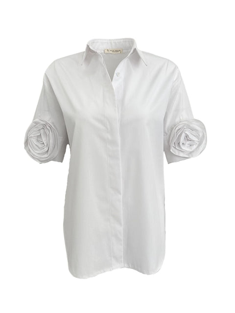 ROSE COTTON GÖMLEK EKRU