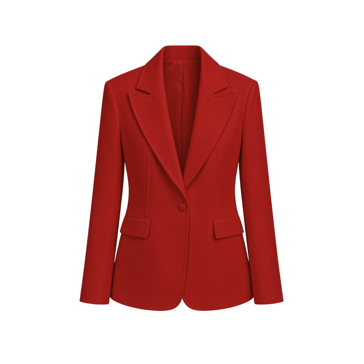 TEK DÜĞMELİ BLAZER CEKET KIRMIZI