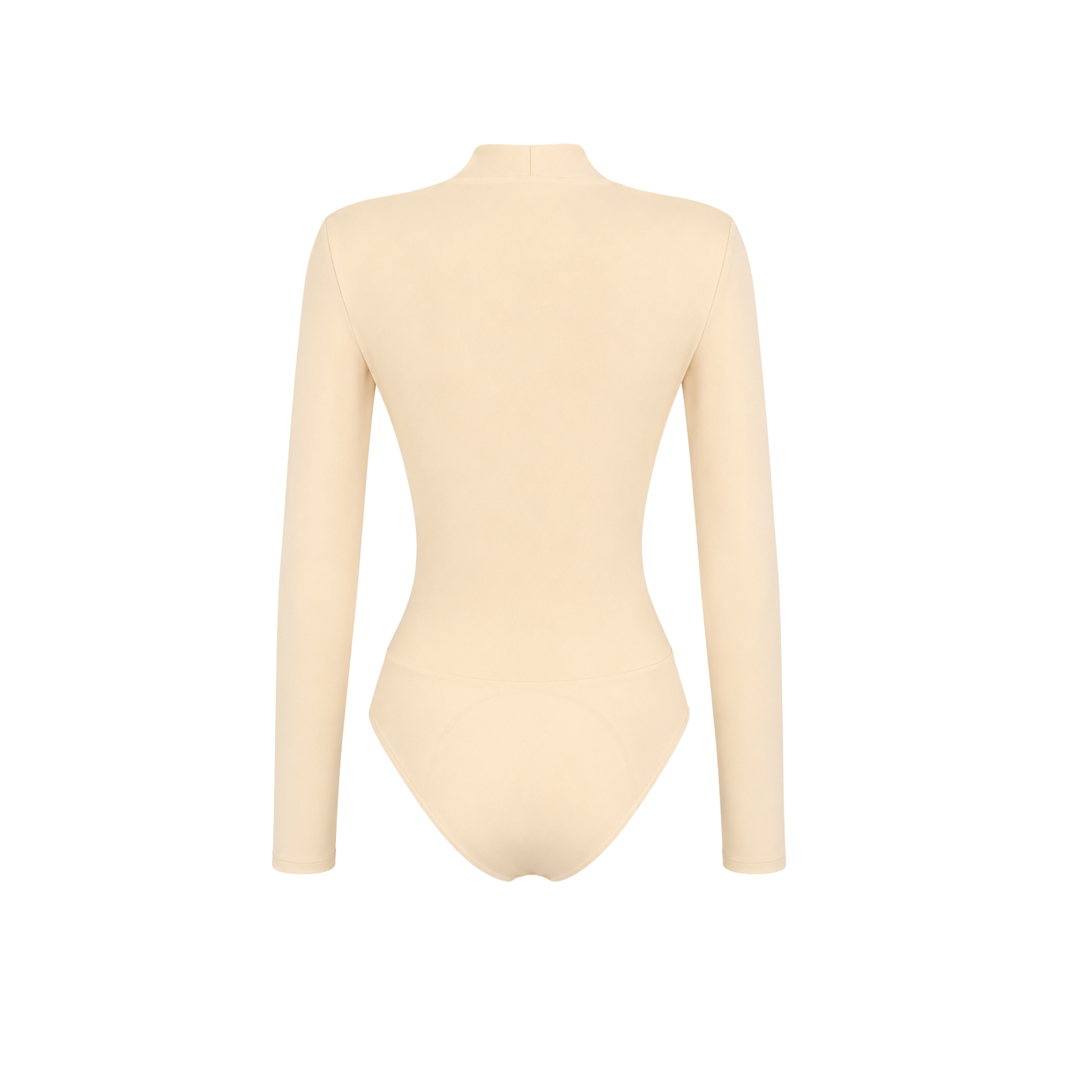 LUNA KRUVAZE YAKA  BODYSUIT KREM