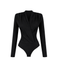 LUNA KRUVAZE YAKA  BODYSUIT SİYAH
