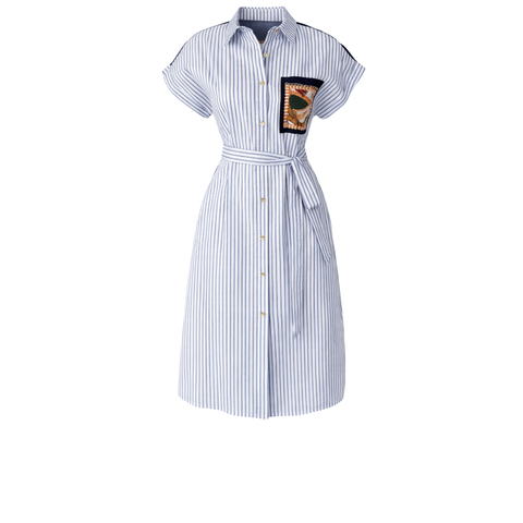 KUMAŞ MİX COTTON GÖMLEK ELBİSE