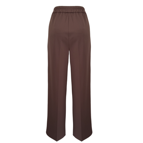 GOLD DÜĞMELİ KISA KOL TAKIM KAHVE