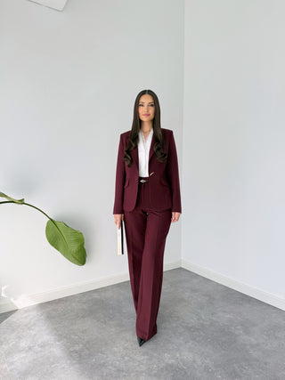 ALEXA CEKET VE PANTOLON TAKIM BORDO