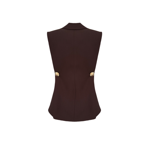 BELİ ZİNCİR AKSESUARLI TAKIM KAHVE