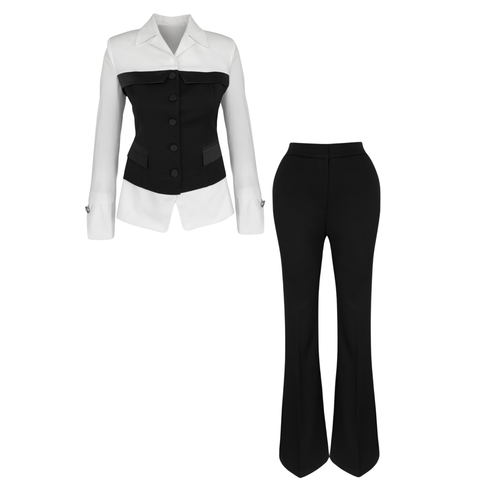 BÜSTİYER DETAY TAKIM SİYAH