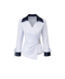 KRUVAZE MODEL ÇİZGİLİ COTTON GÖMLEK MAVİ